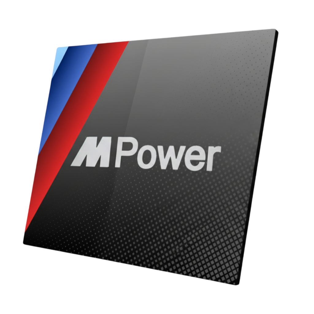 Plaque aluminium BMW / M Power