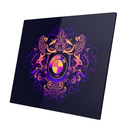 Plaque aluminium BMW / Lions