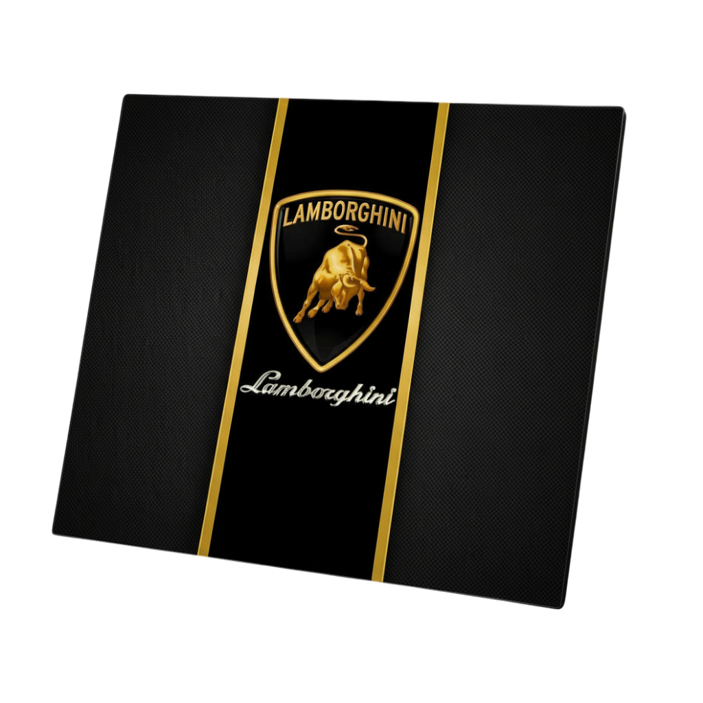 Plaque aluminium Lamborghini