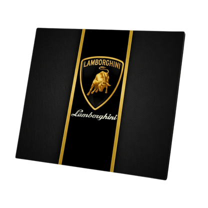 Plaque aluminium Lamborghini
