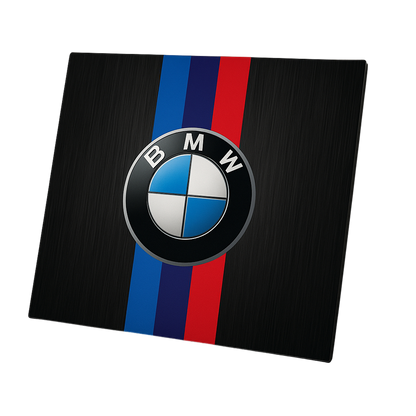 Plaque aluminium BMW / Bandes