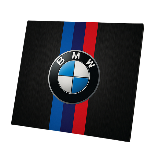 Plaque aluminium BMW / Bandes